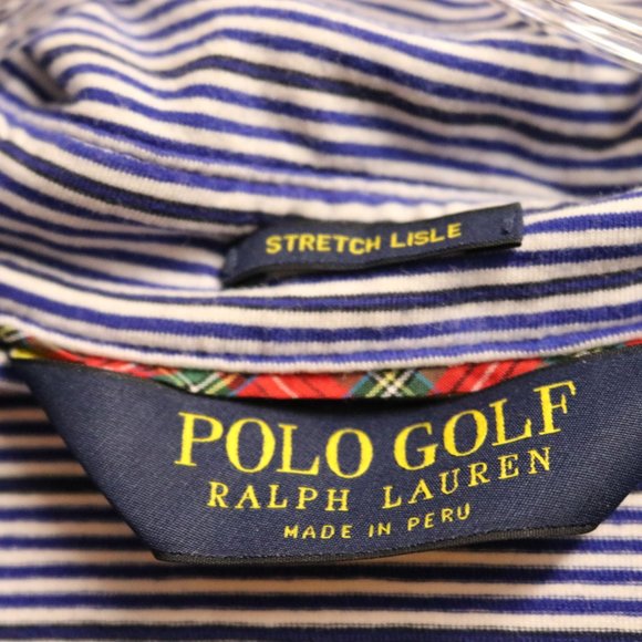 Polo Golf Ralph Lauren Navy/White Striped #343 - Picture 4 of 8